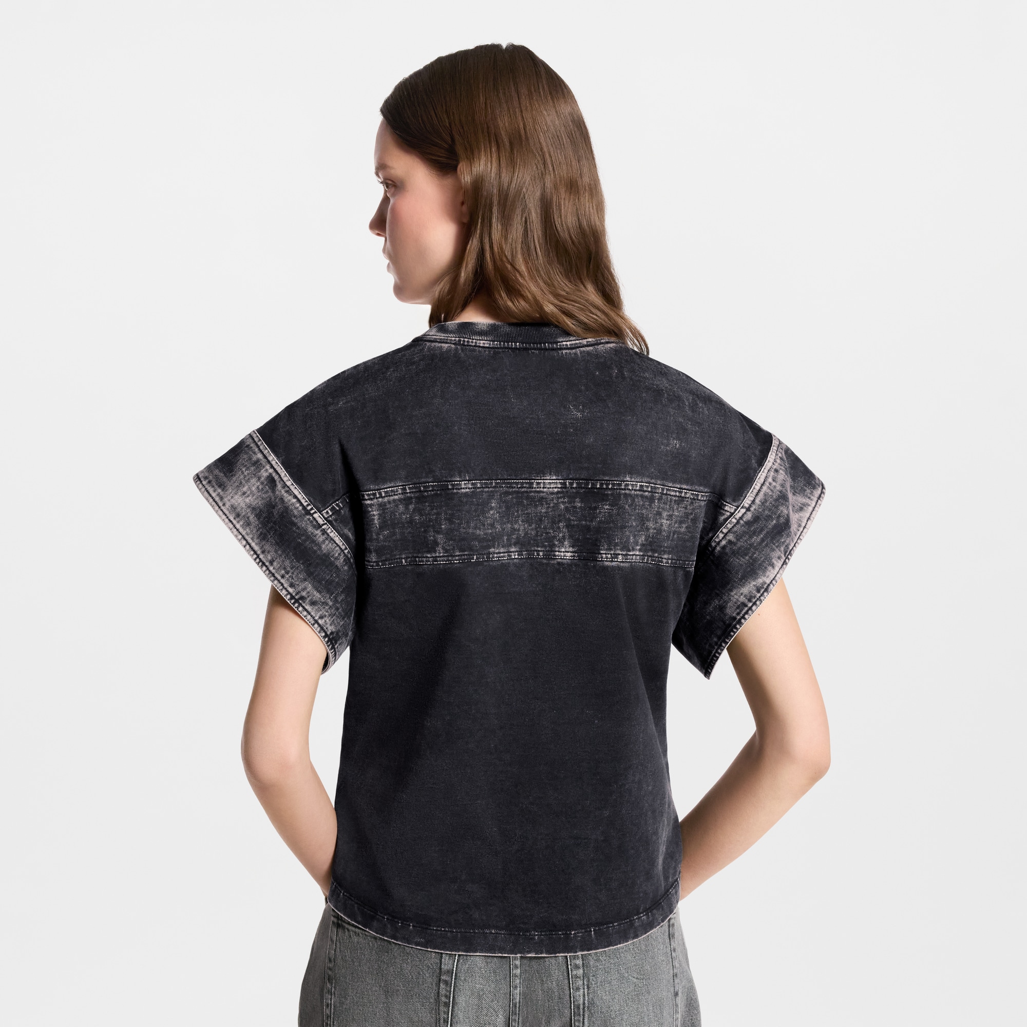 デニム パッチワーク Tシャツ ｜ルイ・ヴィトン 公式サイト - 1AKXKL